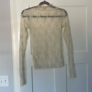 Free People lace long sleeve